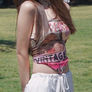 Backless Bandana Crop Cami Top